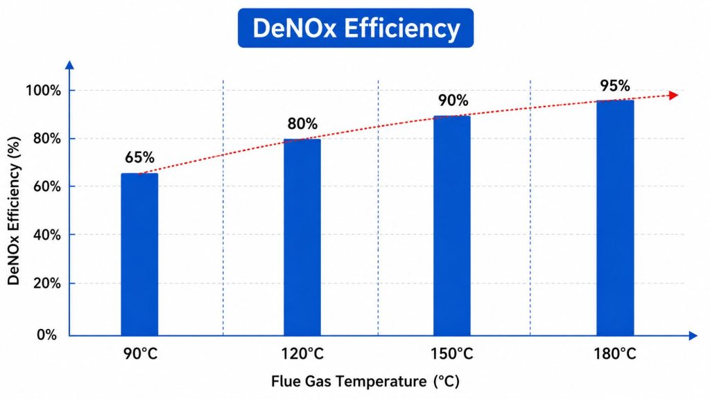 DAQI Technology low-temperature SCR catalyst DeNOx efficiency from 90°C to 180°C
