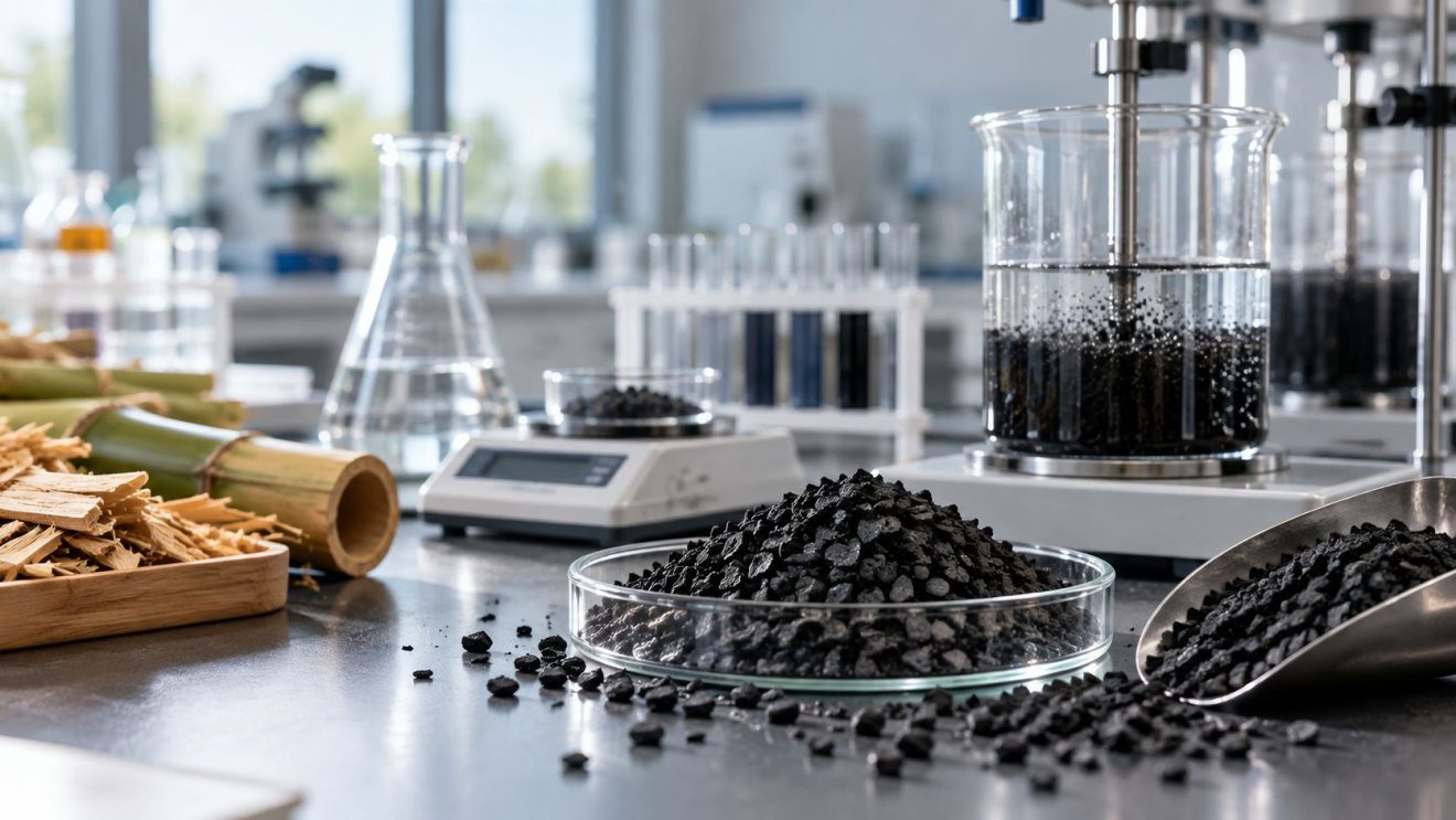 Bamboo Activated Carbon Iodine Number and Adsorption Testing